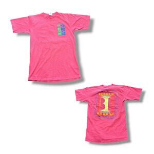 Vintage Pink Bugle Boy Puff Print Tee